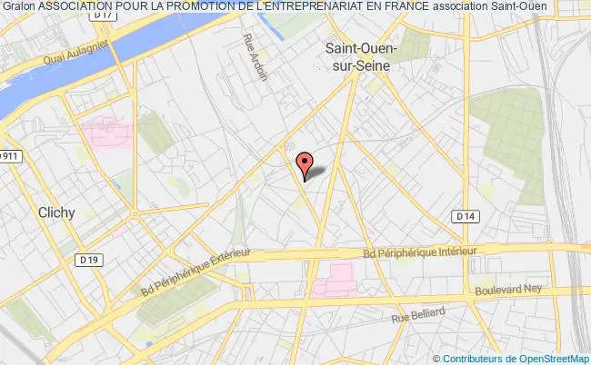 plan association Association Pour La Promotion De L'entreprenariat En France Saint-Ouen-sur-Seine