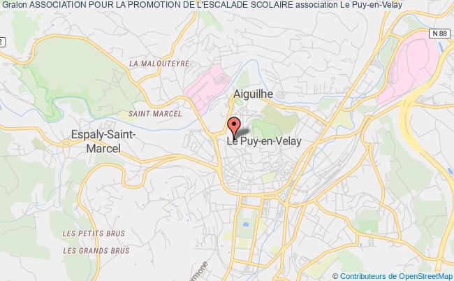 plan association Association Pour La Promotion De L'escalade Scolaire Le Puy-en-Velay
