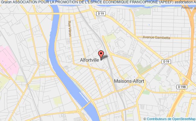 plan association Association Pour La Promotion De L'espace Economique Francophone (apeef) Alfortville