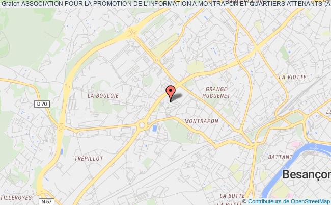 plan association Association Pour La Promotion De L'information A Montrapon Et Quartiers Attenants (apim) Besançon