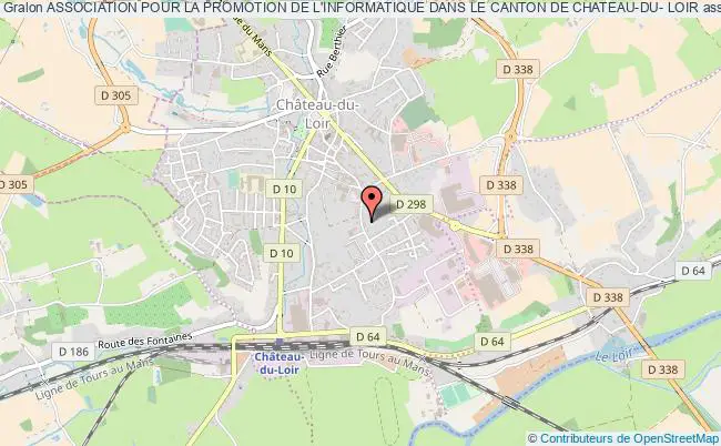 plan association Association Pour La Promotion De L'informatique Dans Le Canton De Chateau-du- Loir Château-du-Loir