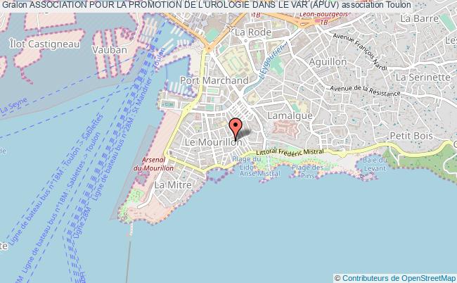 plan association Association Pour La Promotion De L'urologie Dans Le Var (apuv) Toulon