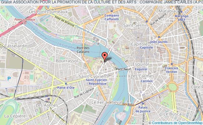 plan association Association Pour La Promotion De La Culture Et Des Arts : Compagnie James Carles (a.p.c.a.) Toulouse