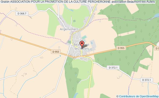 plan association Association Pour La Promotion De La Culture Percheronne Beaumont-les-Autels