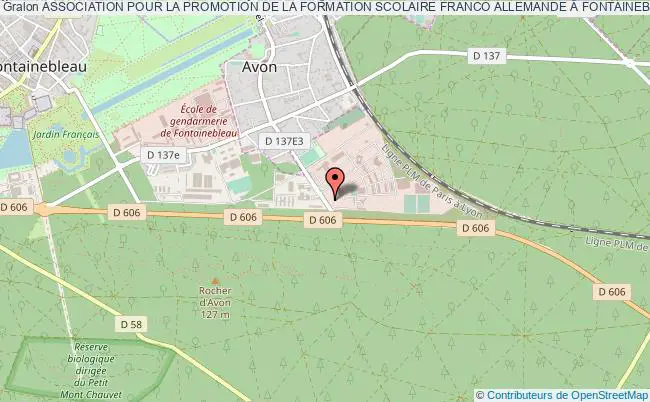 plan association Association Pour La Promotion De La Formation Scolaire Franco Allemande Â Fontainebleau Fontainebleau