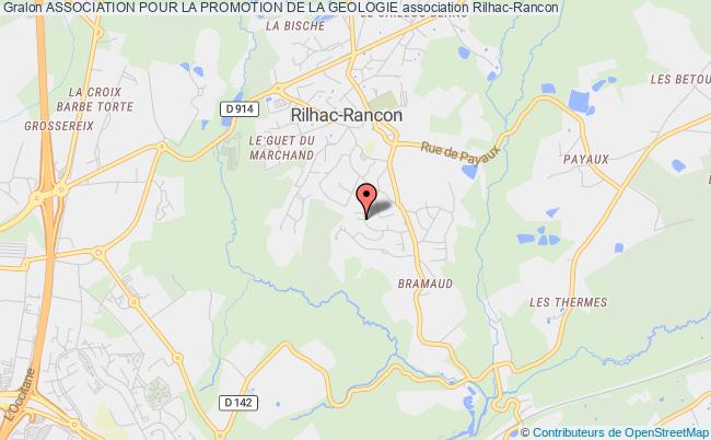 plan association Association Pour La Promotion De La Geologie Rilhac-Rancon