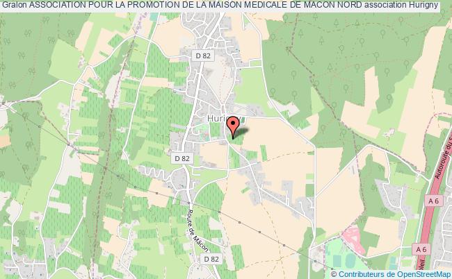 plan association Association Pour La Promotion De La Maison Medicale De Macon Nord Hurigny