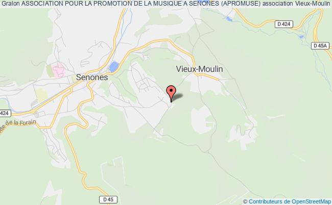 plan association Association Pour La Promotion De La Musique A Senones (apromuse) Vieux-Moulin