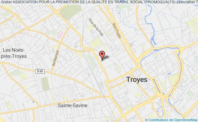 plan association Association Pour La Promotion De La Qualite En Travail Social (promoqualts) Troyes