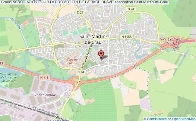 plan association Association Pour La Promotion De La Race Brave Saint-Martin-de-Crau