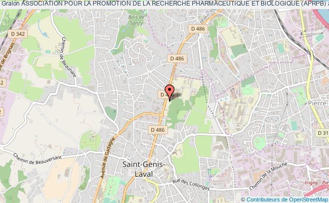 plan association Association Pour La Promotion De La Recherche Pharmaceutique Et Biologique (aprpb) Saint-Genis-Laval
