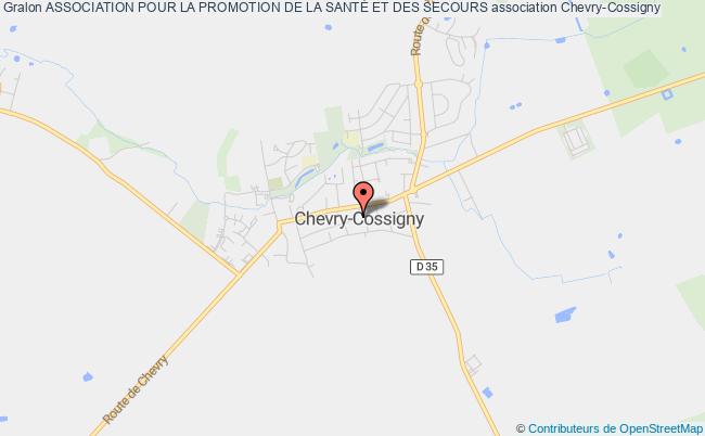 plan association Association Pour La Promotion De La SantÉ Et Des Secours Chevry-Cossigny