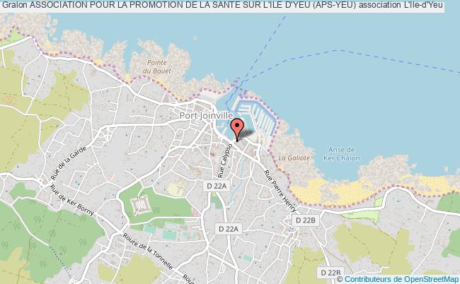 plan association Association Pour La Promotion De La Sante Sur L'ile D'yeu (aps-yeu) L'   Île-d'Yeu