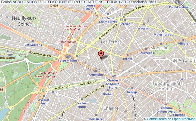 plan association Association Pour La Promotion Des Actions Educatives Paris