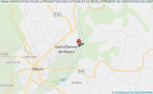 plan association Association Pour La Promotion Des Actions Et Le Developpement De L'equitation En Chataigneraie (a.p.a.d.e.c.) Saint-Étienne-de-Maurs