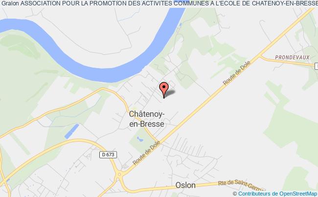 plan association Association Pour La Promotion Des Activites Communes A L'ecole De Chatenoy-en-bresse Châtenoy-en-Bresse