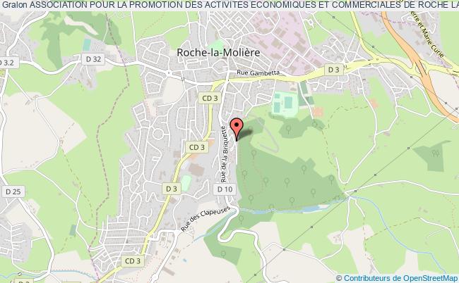 plan association Association Pour La Promotion Des Activites Economiques Et Commerciales De Roche La Moliere Roche-la-Molière