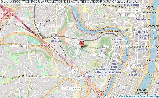 plan association Association Pour La Promotion Des Activites Outdoor (a.p.a.o.) Lyon