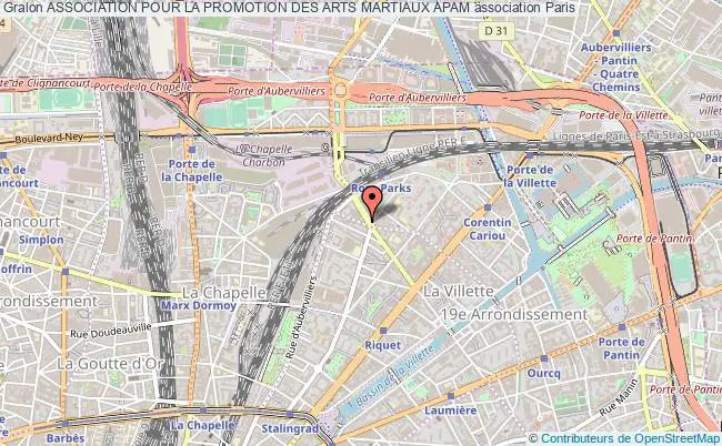 plan association Association Pour La Promotion Des Arts Martiaux Apam Paris