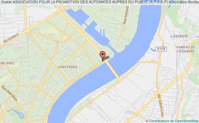 plan association Association Pour La Promotion Des Automates Aupres Du Public (a.p.a.a.p) Bordeaux