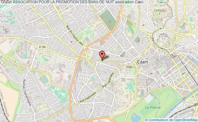 plan association Association Pour La Promotion Des Bars De Nuit Caen