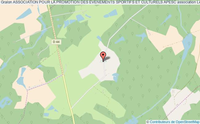 plan association Association Pour La Promotion Des Evenements Sportifs Et Culturels Apesc Le    Moulinet-sur-Solin