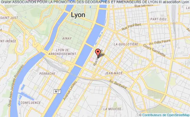 plan association Association Pour La Promotion Des Geographes Et Amenageurs De Lyon Iii Lyon