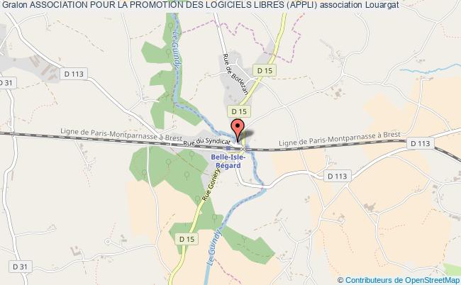 plan association Association Pour La Promotion Des Logiciels Libres (appli) Louargat