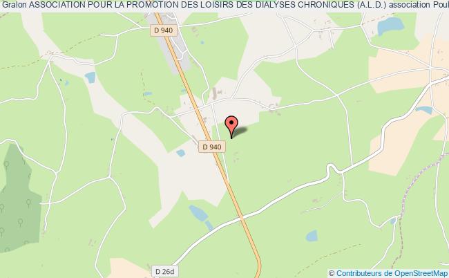 plan association Association Pour La Promotion Des Loisirs Des Dialyses Chroniques (a.l.d.) Pouligny-Notre-Dame