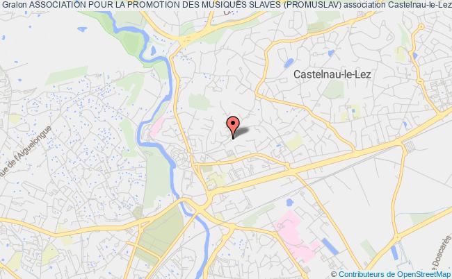 plan association Association Pour La Promotion Des Musiques Slaves (promuslav) Castelnau-le-Lez