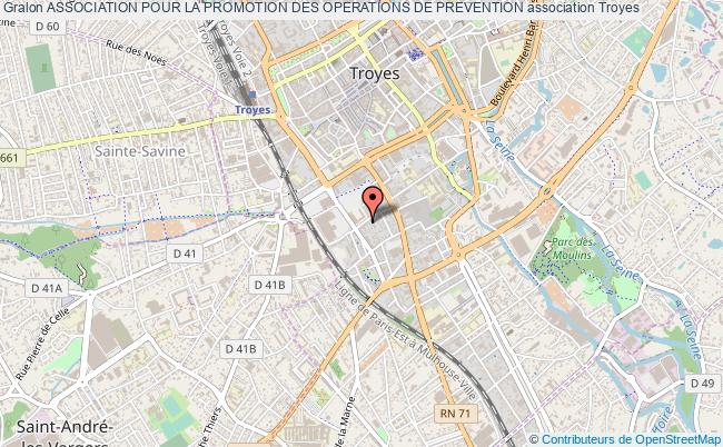 plan association Association Pour La Promotion Des Operations De Prevention Troyes