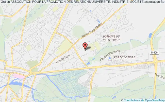 plan association Association Pour La Promotion Des Relations Universite, Industrie, Societe Bourges