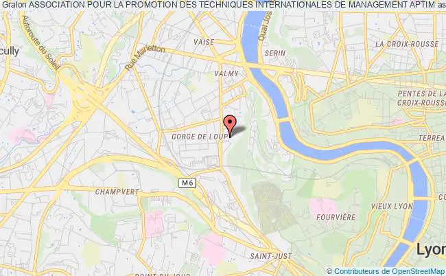 plan association Association Pour La Promotion Des Techniques Internationales De Management Aptim Lyon 9e Arrondissement