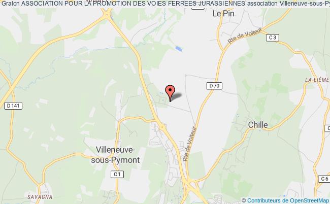 plan association Association Pour La Promotion Des Voies Ferrees Jurassiennes Villeneuve-sous-Pymont