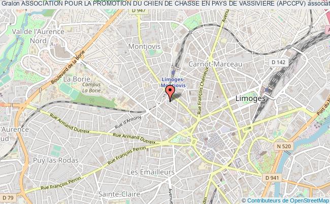 plan association Association Pour La Promotion Du Chien De Chasse En Pays De Vassiviere (apccpv) Limoges