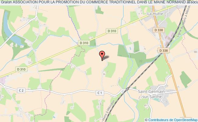plan association Association Pour La Promotion Du Commerce Traditionnel Dans Le Maine Normand Fresnay-sur-Sarthe