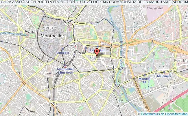 plan association Association Pour La Promotion Du Developpemnt Communautaire En Mauritanie (apdcom) Montpellier