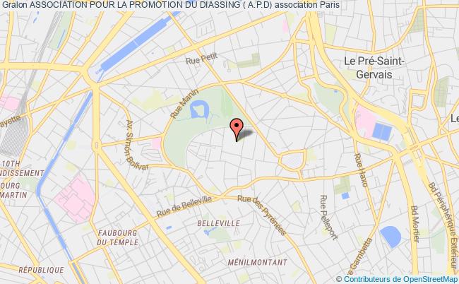 plan association Association Pour La Promotion Du Diassing ( A.p.d) Paris