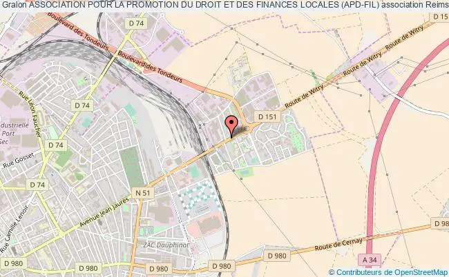 plan association Association Pour La Promotion Du Droit Et Des Finances Locales (apd-fil) Reims