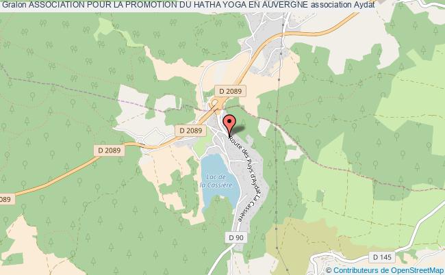 plan association Association Pour La Promotion Du Hatha Yoga En Auvergne Aydat