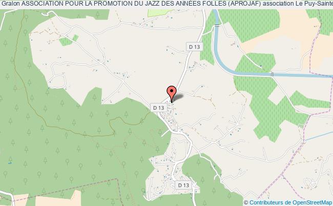 plan association Association Pour La Promotion Du Jazz Des AnnÉes Folles (aprojaf) Puy-Sainte-Réparade