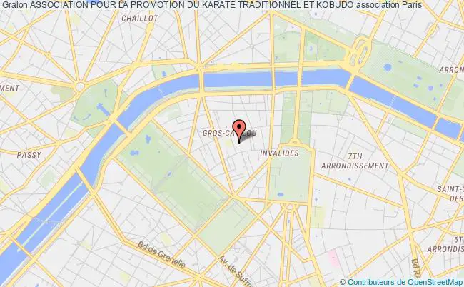 plan association Association Pour La Promotion Du Karate Traditionnel Et Kobudo Paris