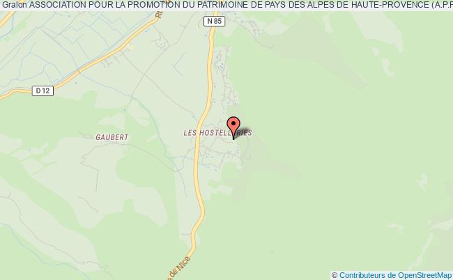plan association Association Pour La Promotion Du Patrimoine De Pays Des Alpes De Haute-provence (a.p.p.p.04) 