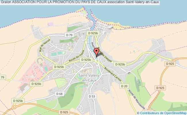 plan association Association Pour La Promotion Du Pays De Caux Saint-Valery-en-Caux