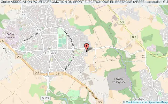 plan association Association Pour La Promotion Du Sport Electronique En Bretagne (apseb) Guilers