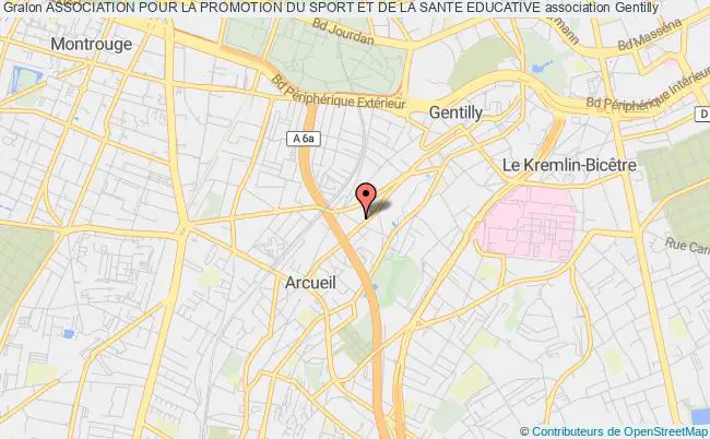 plan association Association Pour La Promotion Du Sport Et De La Sante Educative Gentilly