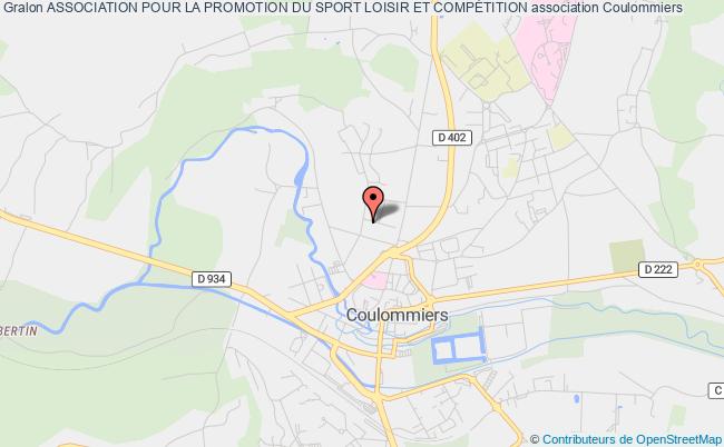 plan association Association Pour La Promotion Du Sport Loisir Et CompÉtition Coulommiers