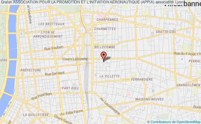 plan association Association Pour La Promotion Et L'initiation AÉronautique (appia) Lyon