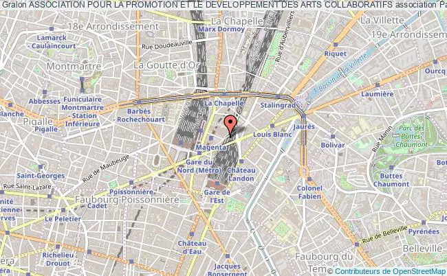 plan association Association Pour La Promotion Et Le Developpement Des Arts Collaboratifs Paris