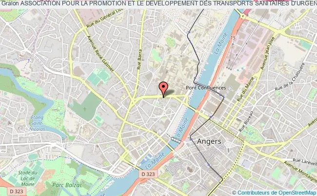 plan association Association Pour La Promotion Et Le Developpement Des Transports Sanitaires D'urgences Dans Le Maine Et Loire (atsu 49) Angers
